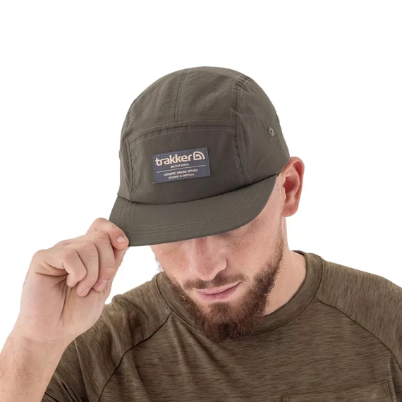 Trakker CR 5 Panel Green Cap - Trakker flexibilis baseball sapka