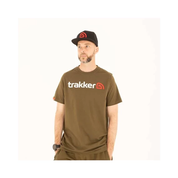 Trakker CR Logo T-Shirt Size: S, M, L, XL, XXL, XXXL - Trakker rövid ujjú, 100% pamut anyagú póló hat méretben: S, M, L, XL, XXL, XXXL