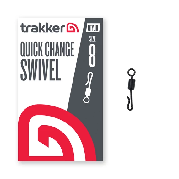 TRAKKER QUICK CHANGE SWIVEL SIZE 8 - ÓLOMKLIPSZ RENDSZERŰ FORGÓ 8-as MÉRET