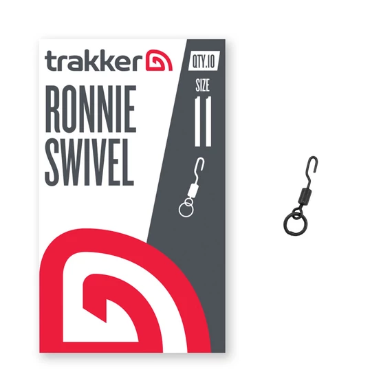 TRAKKER RONNIE SWIVEL SIZE 11 - GYŰRŰVEL SZERELT FORGÓKAPOCS, RONNIE MÓDSZERHEZ, 11-es MÉRET
