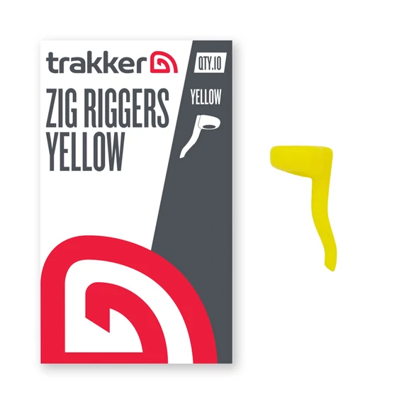 TRAKKER ZIG RIGGERS, COLORS: BLACK, RED, WHITE, YELLOW - ZIG RIG SZIVACS RÖGZÍTŐ NÉGY SZÍNBEN: FEKETE, PIROS, FEHÉR, SÁRGA