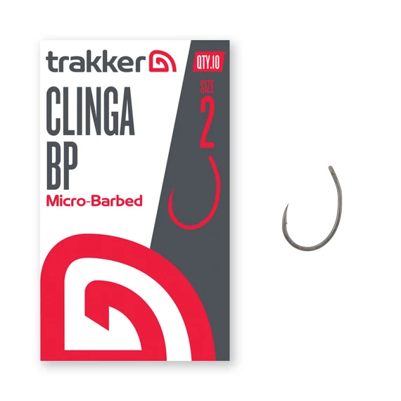 TRAKKER CLINGA BP MICROBARBED HOOK SIZE 2, 4, 6, 8 - MIKRÓSZAKÁLLAS HOROG NÉGY FÉLE MÉRETBEN: 2, 4, 6, 8