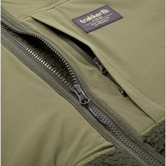 Trakker Techpro Sherpa Bodywarmer Size: S, M, L, XL, XXL, XXXL - Trakker gyapjú anyagú mellény hat méretben: S, M, L, XL, XXL, XXXL