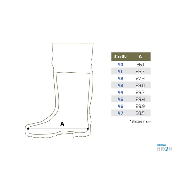 Delphin Gázló combcsizma HRON