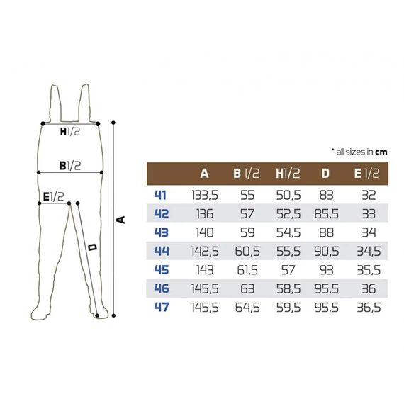 Delphin ORAVA Neoprén gázlócsizma 41
