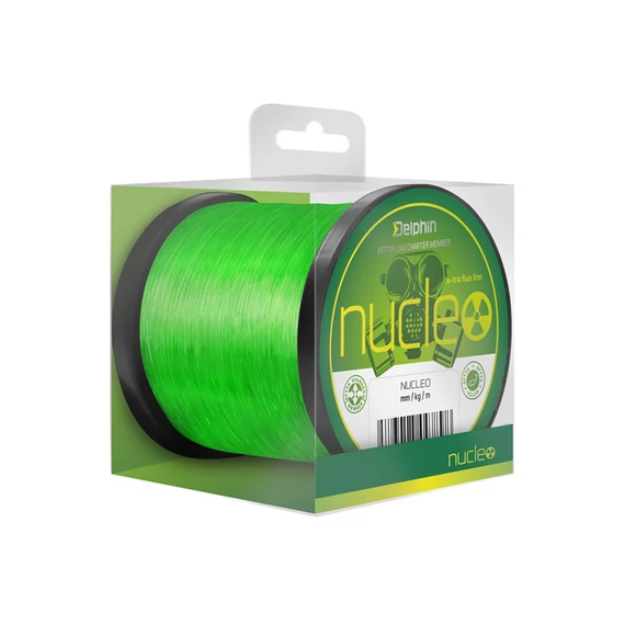 Delphin NUCLEO Monofil Zsinór (Fluo Zöld, 600m) - 0,30mm (7,7kg)