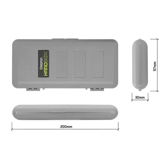 Delphin HardBOX REAXE Method feeder előke tároló doboz 200x97mm
