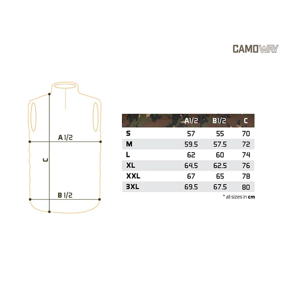 Delphin Mellény CamoWAY