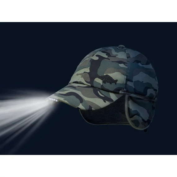 Delphin Téli Baseball Sapka OutLINE Camo LED