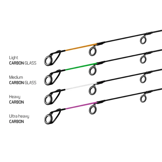 Delphin Spicc Carbon U-HEAVY River Trophy 360/400cm rózsaszín