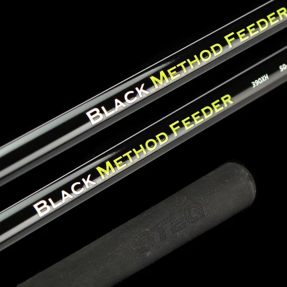 STÉG Black Method Feeder 390cm XH 3+3részes -  50-150g
