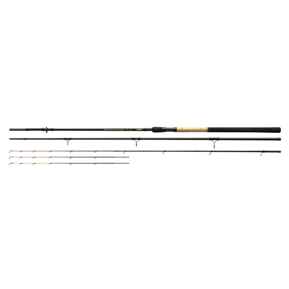 STÉG Black Method Feeder 390cm XH 3+3részes -  50-150g