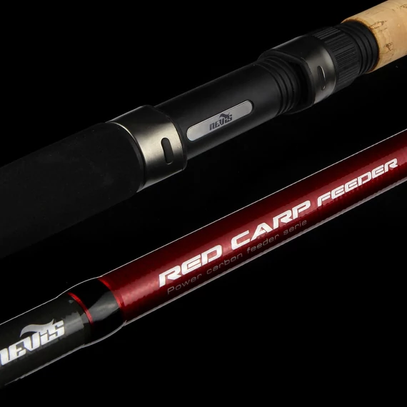Nevis Feeder Bot Red Carp Feeder 390cm 3+3részes - 60-150g