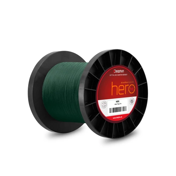 Delphin Fonott Zsinór HERO zöld 0,40mm 30,1kg 1000m