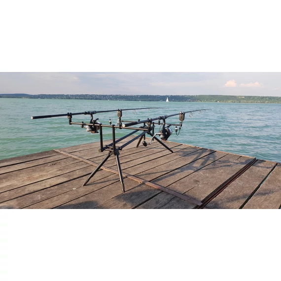 Carp Academy Alcatraz Rod Pod Black - 4botos