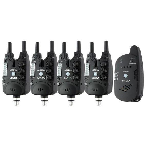 Carp Academy Mojo XTI Elektromos Kapásjelző Szett - 4+1