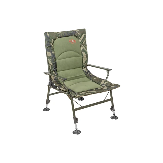 Carp Zoom Összkomfortos Horgász Fotel (Camou/Fleece) - 63x60x38/100 cm