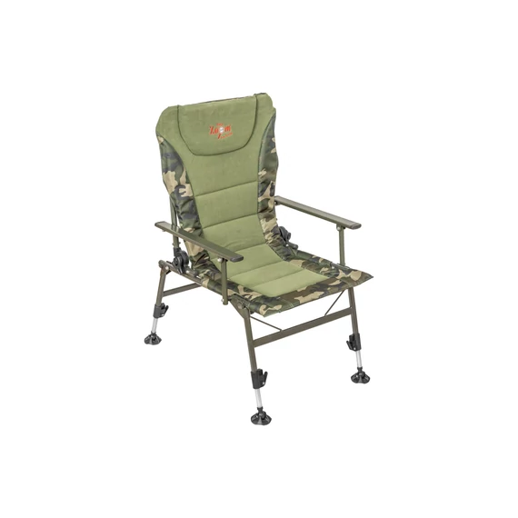 Carp Zoom Karfás Szék N2 Komfort (Camou/Fleece) - 50x50x35/88cm