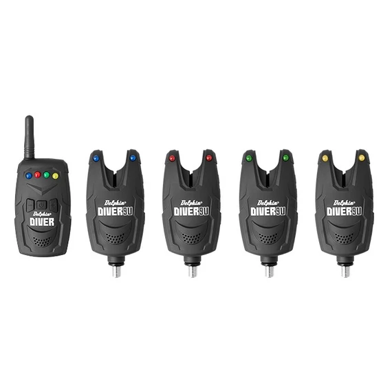 Delphin Kapásjelző a szetthez DIVER 9V piros