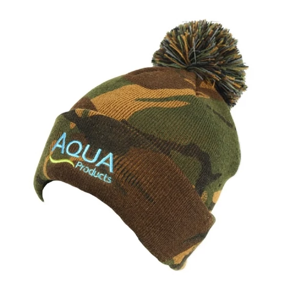 Aqua Products Camo Bobble Hat Kötött Sapka
