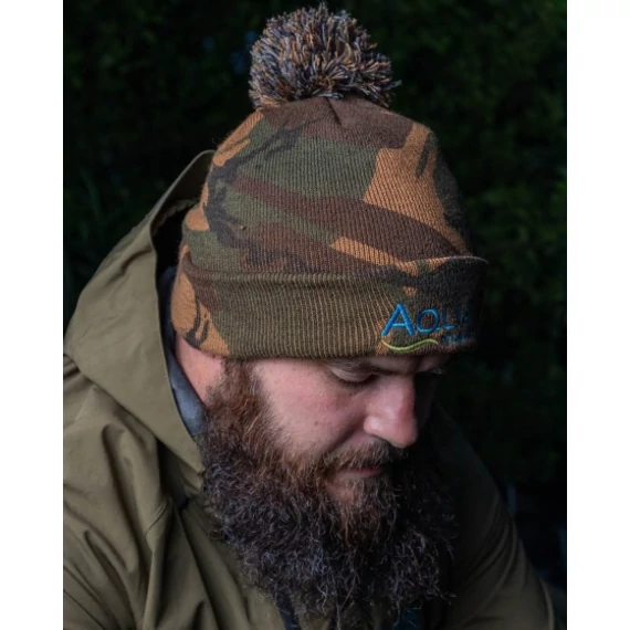 Aqua Products Camo Bobble Hat Kötött Sapka