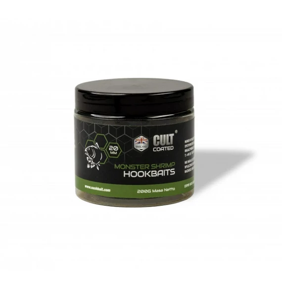 Nash Monster Shrimp Bevonatos Horogcsali Cult Coated Hookbaits