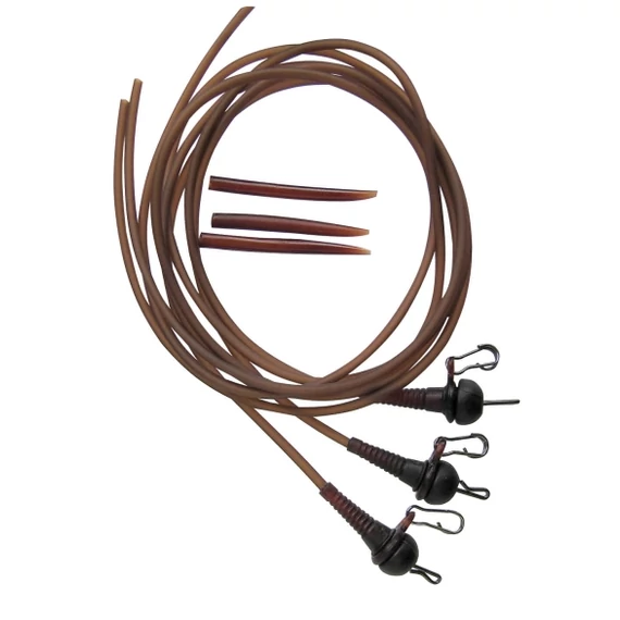 Carp Academy Komplett Csúszó Végszerelék Gubancgátló Csövel (3db)