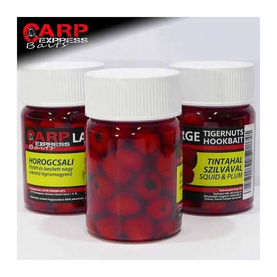 Carpexpress Squid & Plum Tigernuts Hookbaits Főtt Csalizó Tigrismogyoró