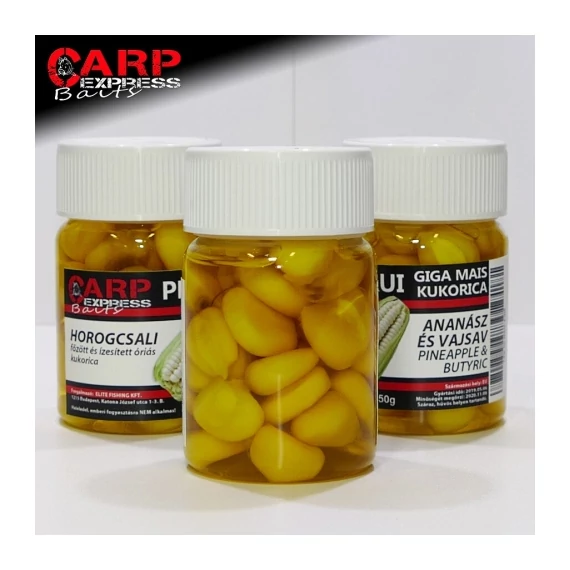 Carpexpress Mussel Perui Giga Színezett Főtt Csalizó Óriás Kukorica