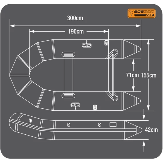 Fox Gumicsónak EOS 300 Boat Slat Floor