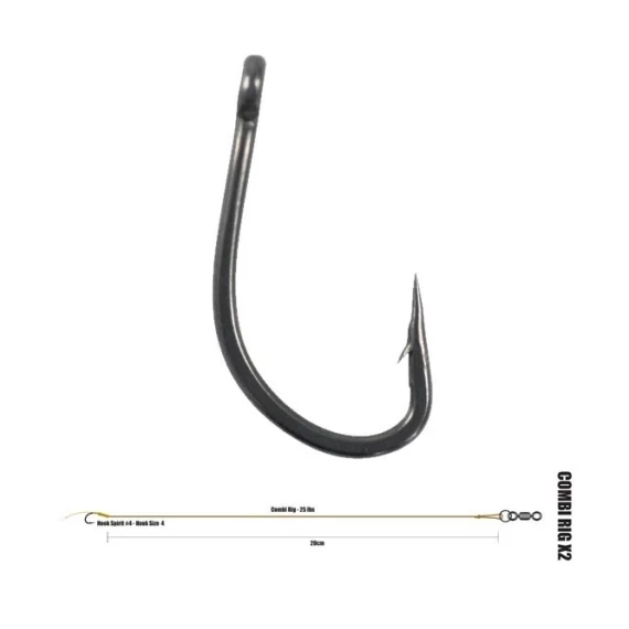 Carp Spirit Combi Rig Előkötött Előkék