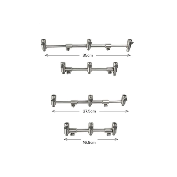Carp Spirit Buzz Bar Inox (2/3) Adjustable Buzz Bar - Back