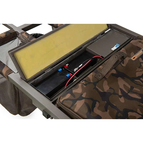 Fox Elektromos Talicska Transporter 24v Power Barrow (2 x 9Ah 12v Akkumulátor és töltő)