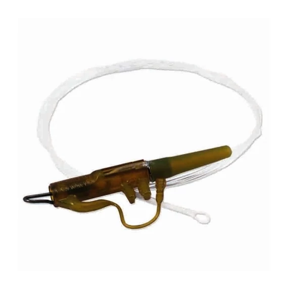 Carp'R'Us Előkötött Fluorocarbon Snag Clip System Green (92cm)