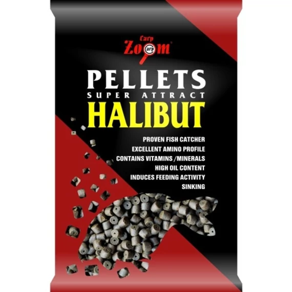 Carp Zoom Pre-Drilled Előfúrt Halibut Pellet (15mm/800g)