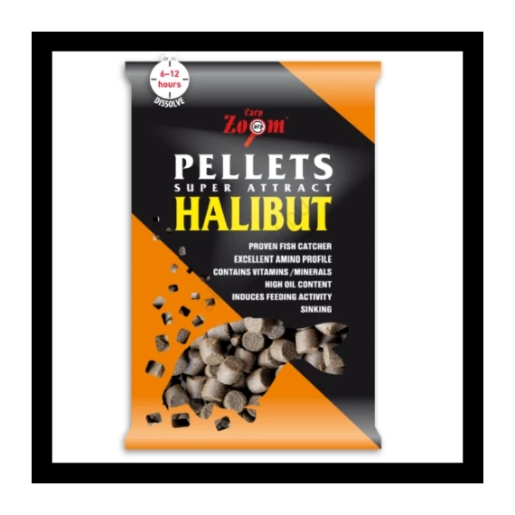 Carp Zoom Feeding Black Halibut Pellet Furat Nélkül (2mm)