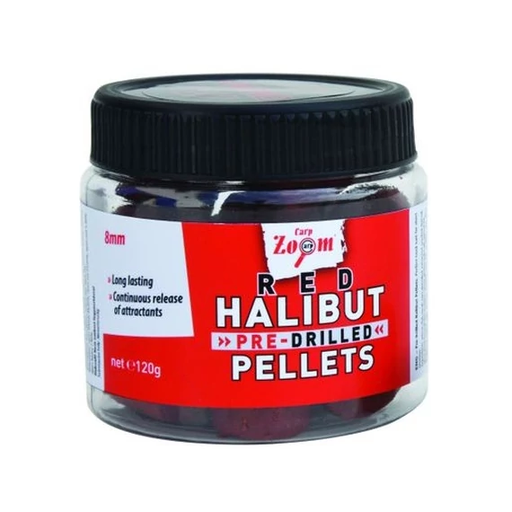 Carp Zoom Fúrt piros Halibut Horogpellet