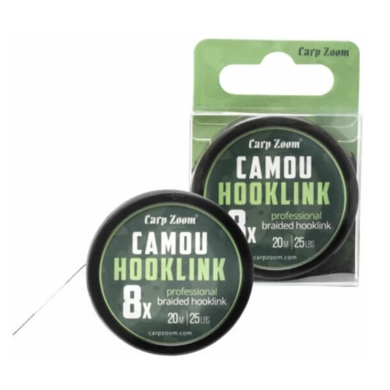 Carp Zoom Előkezsinór Camou 8X (20m) - 15lb