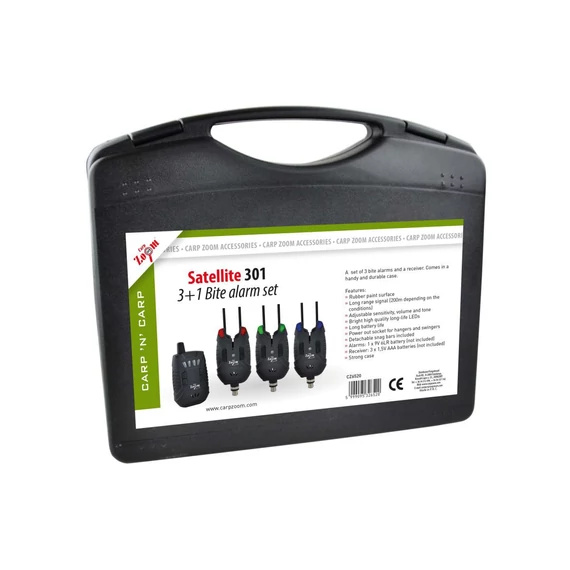 Carp Zoom Elektromos Kapásjelző Szett Satellite 301 - 3+1
