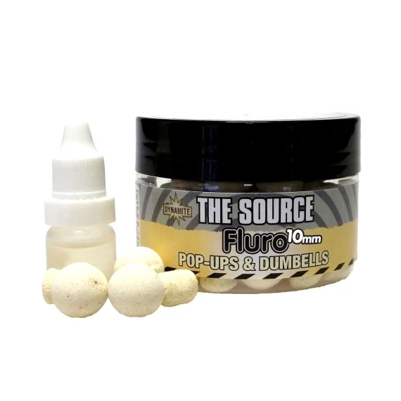 Dynamite Baits bojli Fluro Pop Ups & Dumbells The Source
