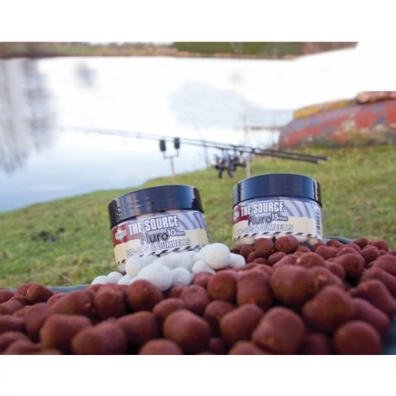 Dynamite Baits bojli Fluro Pop Ups & Dumbells The Source