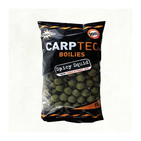 Dynamite Baits CarpTec Spicy Squid Bojli (2kg/20mm)