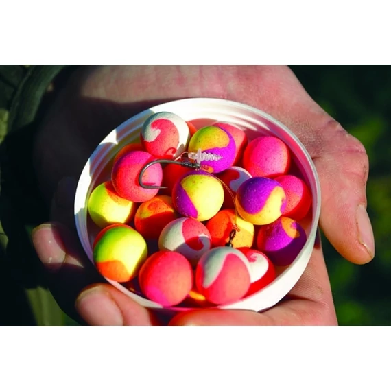 Dynamite Baits Fluro Strawberry&coconut Cream Two-Tone Pop-Up (15mm)