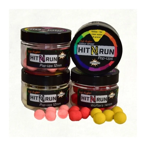 Dynamite Baits Bojli Hit N Run Pop-Ups - Red 12mm