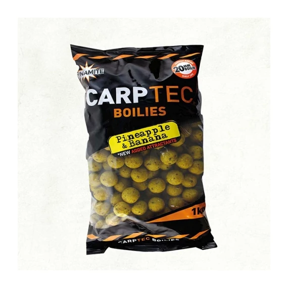 Dynamite Baits CarpTec Pineapple & Banana Bojli (1kg/20mm)