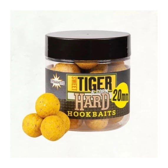 Dynamite Baits Keményített Csalizó Bojli Sweet Tiger Corn Hard Hookbait - 20mm