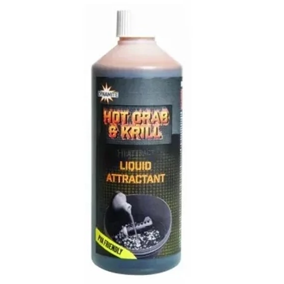 Dynamite Baits Locsoló Hot Crab & Krill Liquid (500ml)