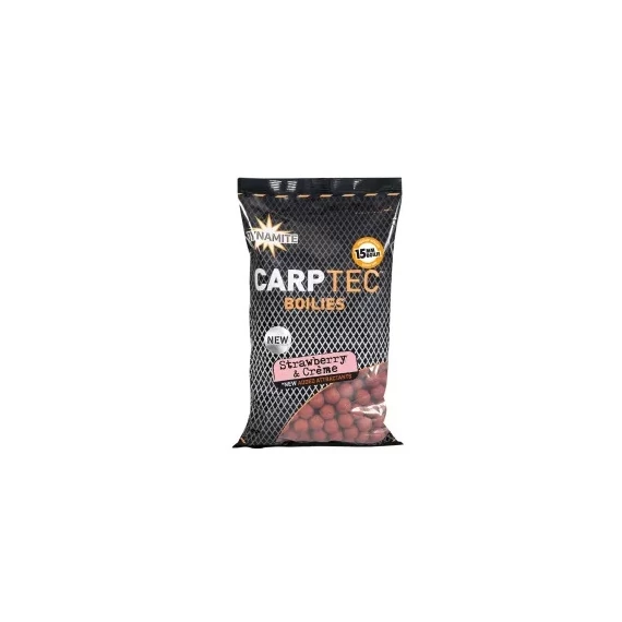Dynamite Baits Bojli Carptec Straw&Creme 1,8kg - 20mm