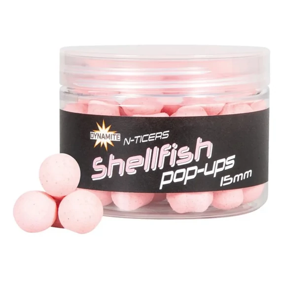 Dynamite Baits Pop Up N-Ticers Shellfish - 12mm