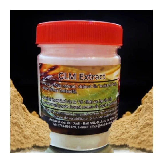 Dudi Baits GLM Extract Zöldajkú Kagylókivonat (100g)